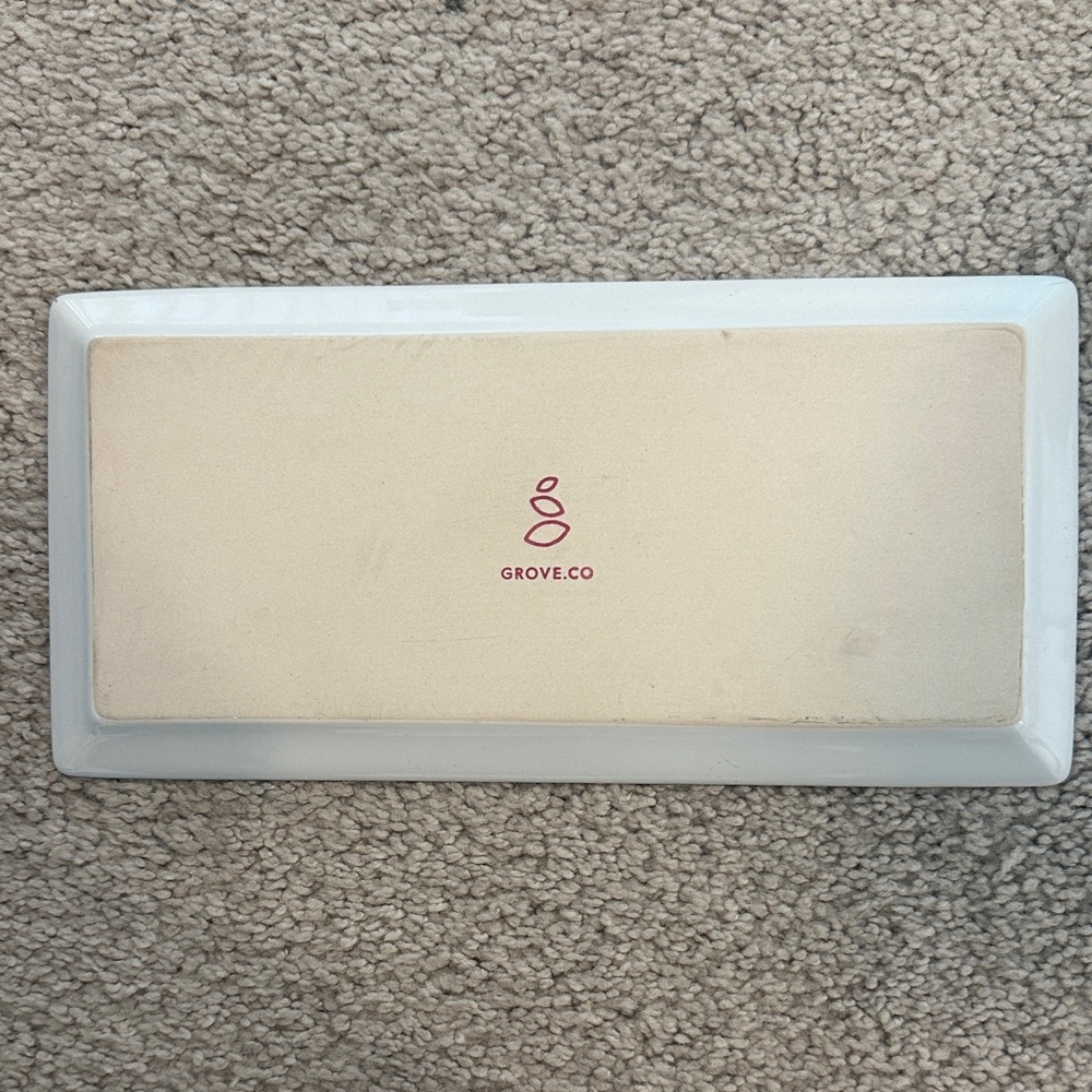Grove Collaborative Floral Rectangular Tray - Picture 2 of 2